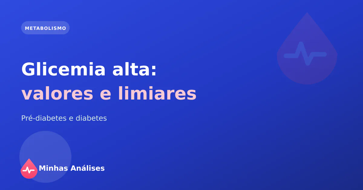Medidor de glicemia e tubo de colheita junto a um resultado a mostrar glicemia alta